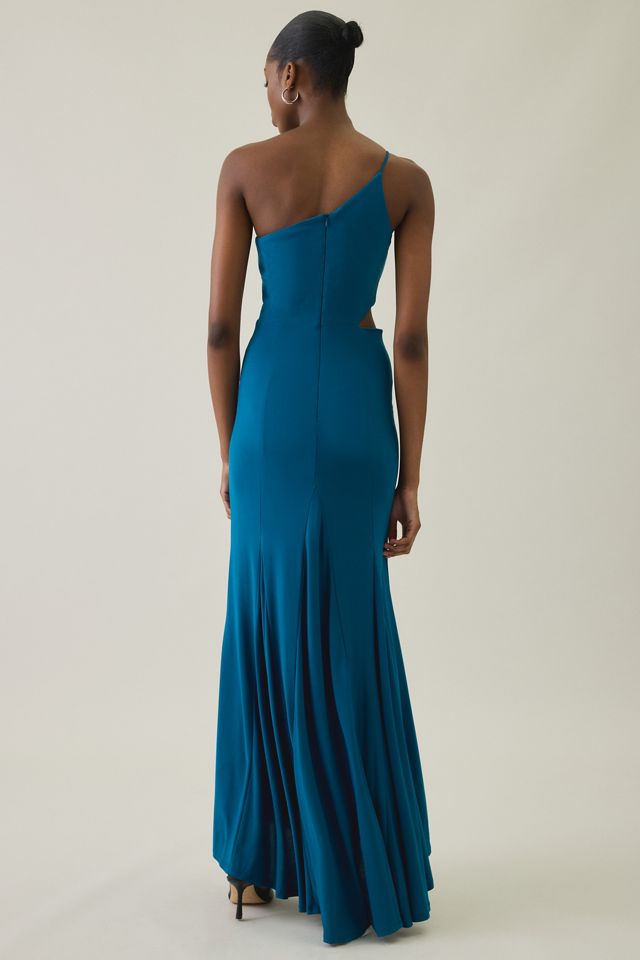 UO Maya Asymmetric Cutout One-Shoulder Maxi Dress #3