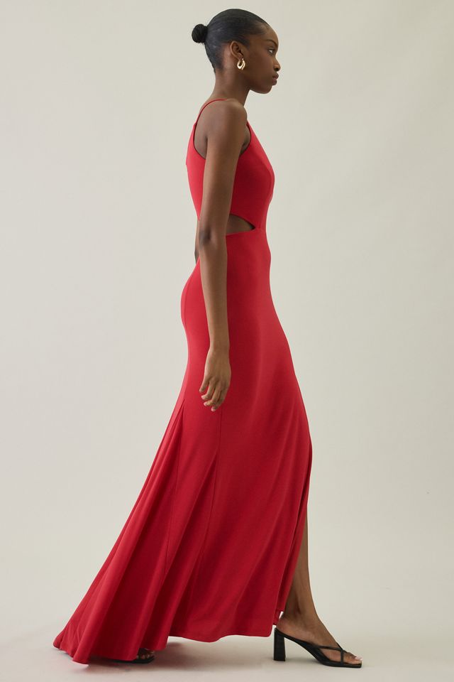 UO Maya Asymmetric Cutout One-Shoulder Maxi Dress #2