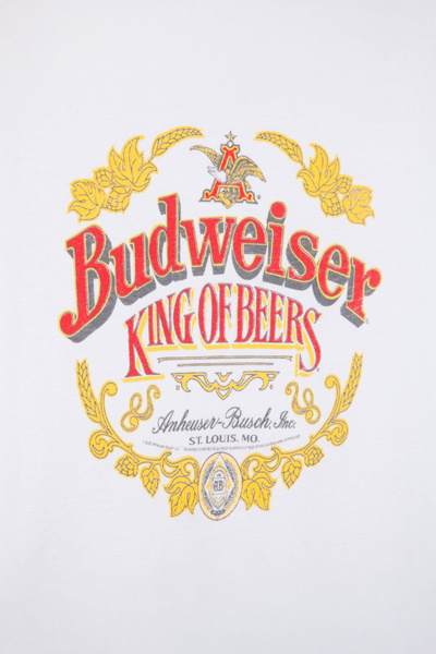 Junk Food Budweiser Ringer Baby Tee