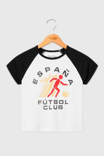 Junk Food Espana Futbol Club Baby Raglan Tee