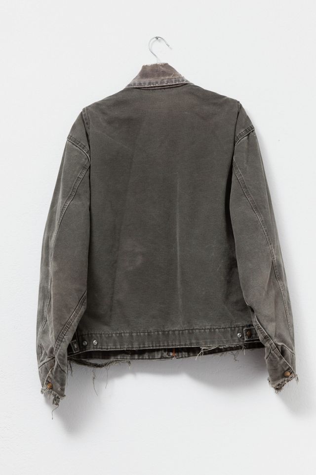 Vintage Y2K Carhartt  Distressed Green Detroit Jacket #1