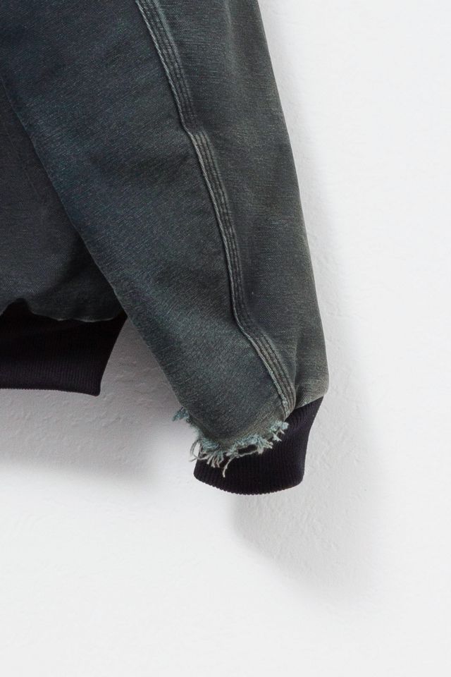 Vintage 1990s Carhartt Distressed Black Duck Canvas Hooded Jacket #3