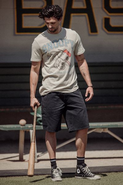 Junk Food Snoopy Homerun Champ Vintage Tee