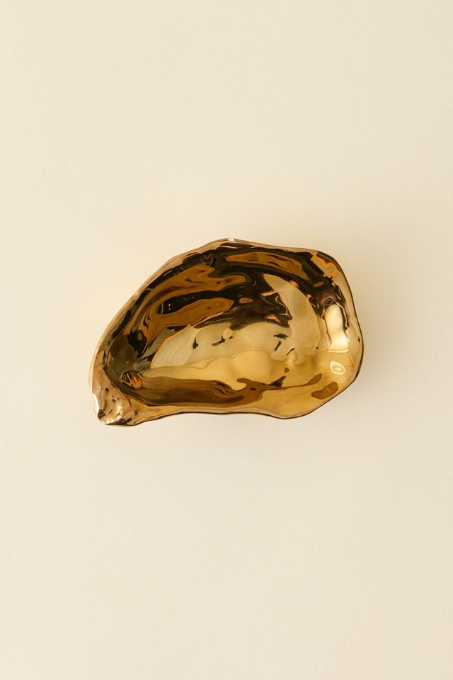 Oyster Plated Ceramic Catch-All Dish #1