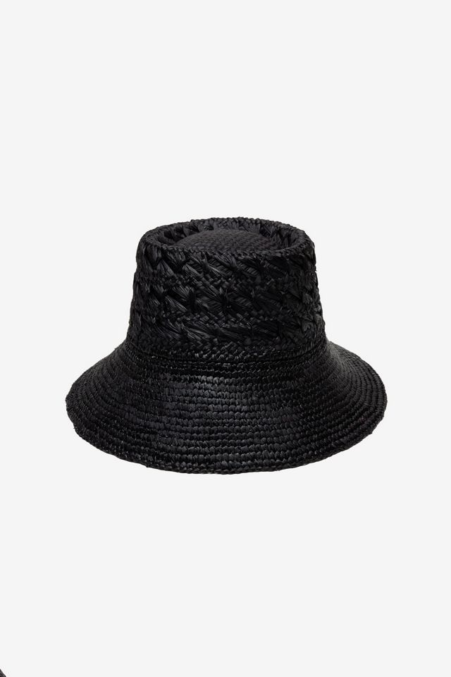 Wyeth Fina Raffia Crochet Bucket Hat #1