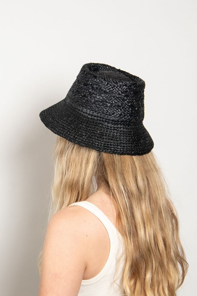 Wyeth Fina Raffia Crochet Bucket Hat #2