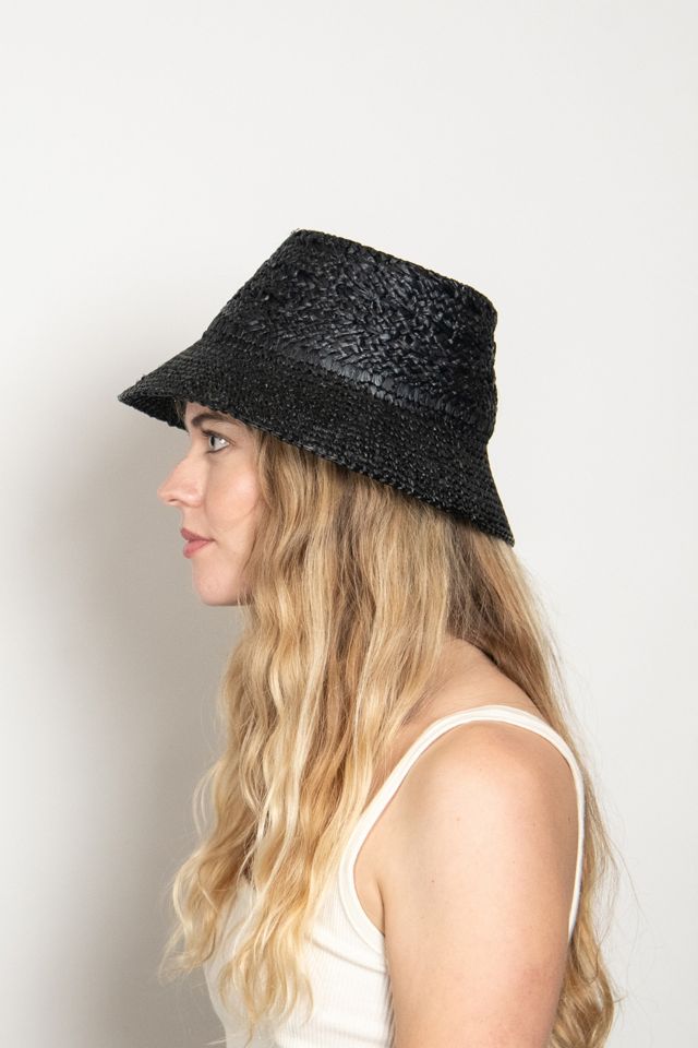 Wyeth Fina Raffia Crochet Bucket Hat #3