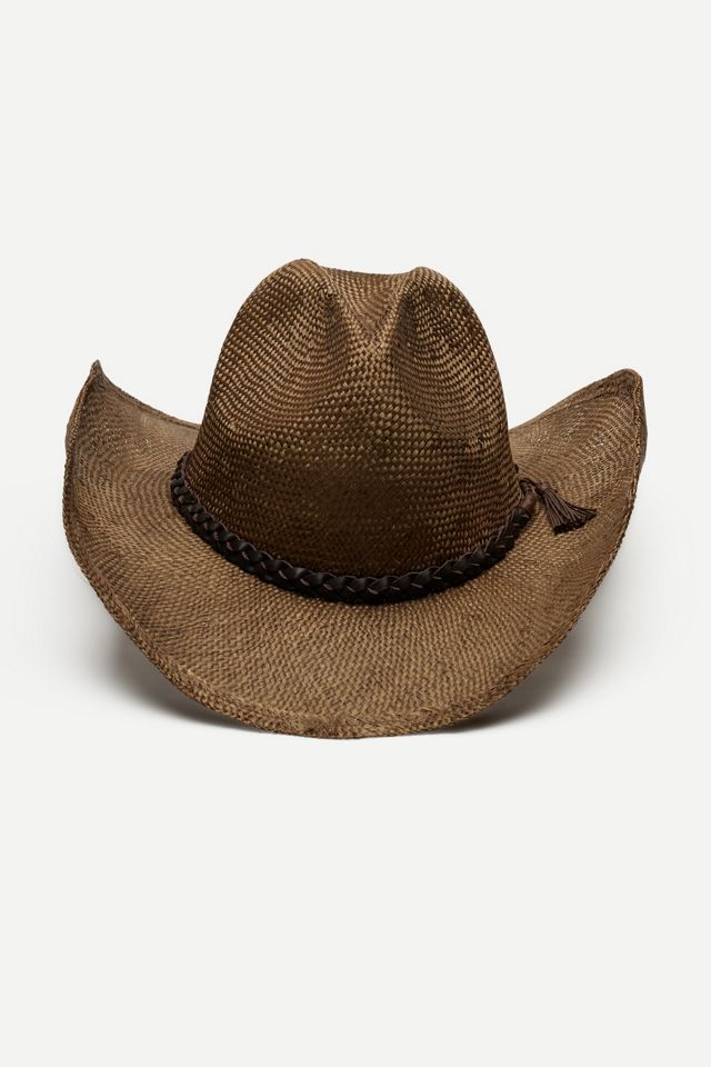 Wyeth Ford Sisal Straw Cowboy Hat #3