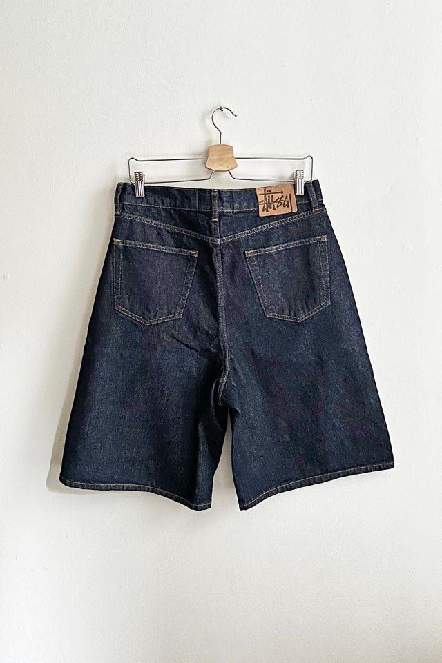 Stussy Big Ol Baggy Dark Rinse Denim Shorts | Urban Outfitters
