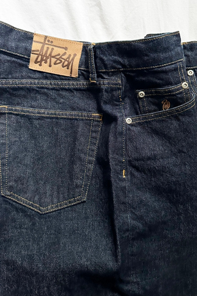 Stussy Big Ol Baggy Dark Rinse Denim Shorts