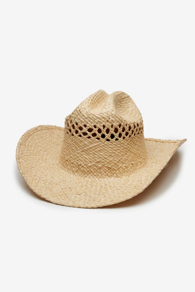 Wyeth Brodie Raffia Cowboy Hat #1