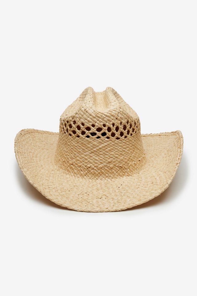 Wyeth Brodie Raffia Cowboy Hat #2