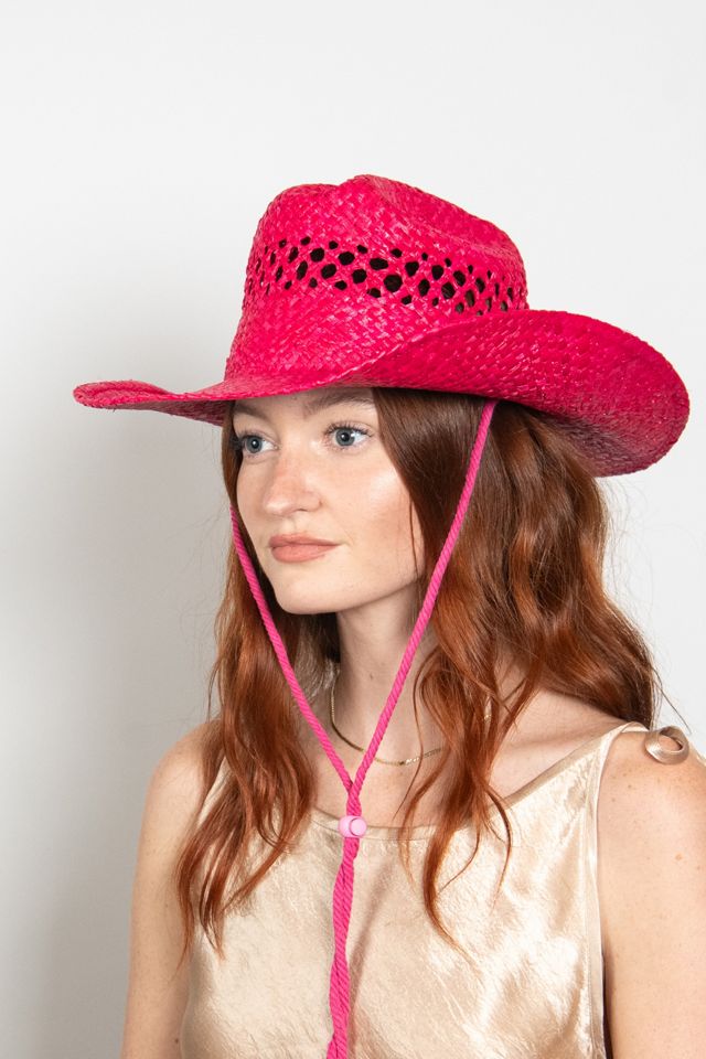 Wyeth Brodie Raffia Cowboy Hat #3