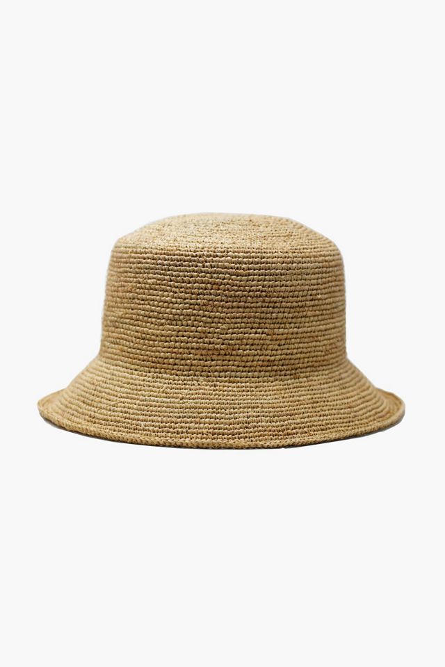 Wyeth Aden Raffia Bucket Hat #1