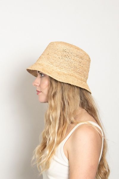 Wyeth Aden Raffia Bucket Hat