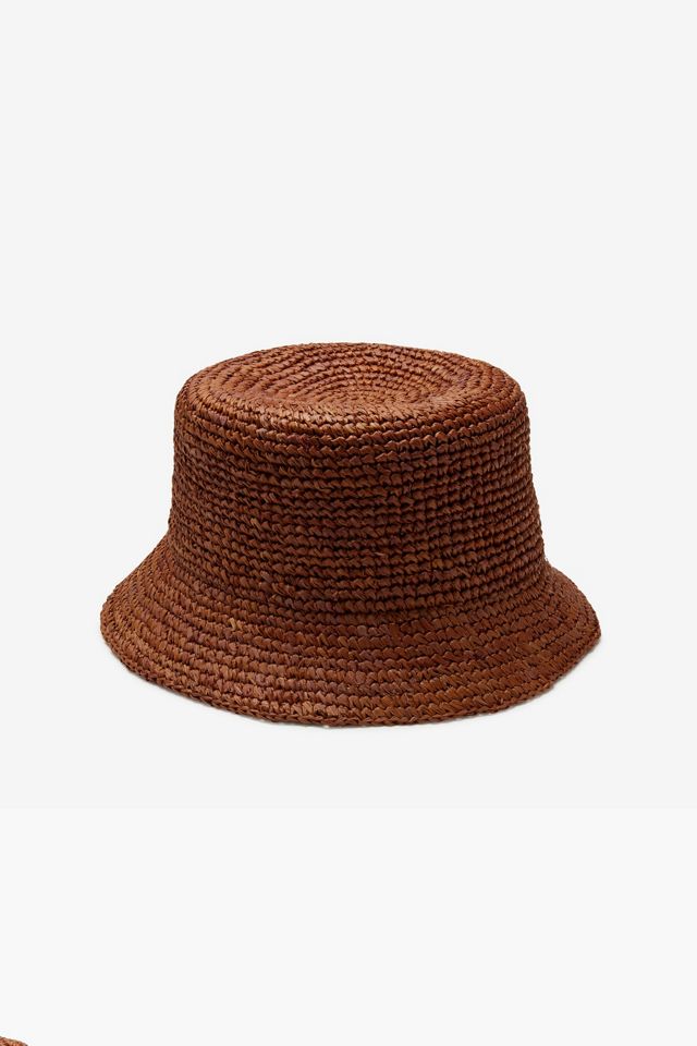 Wyeth Aden Raffia Bucket Hat #1