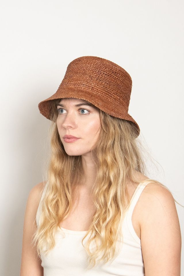 Wyeth Aden Raffia Bucket Hat #2