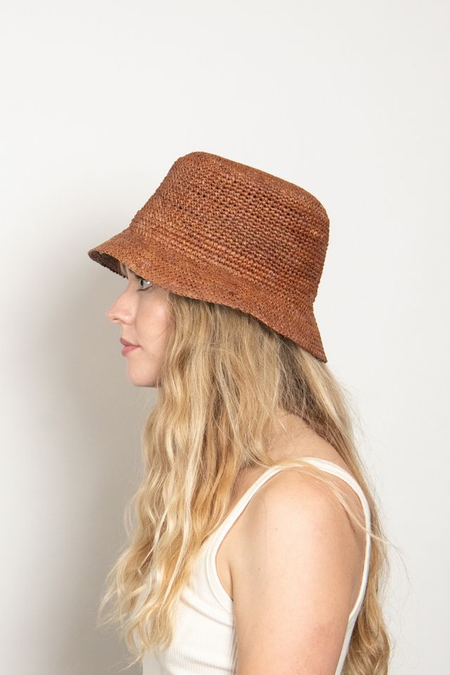 Wyeth Aden Raffia Bucket Hat #3