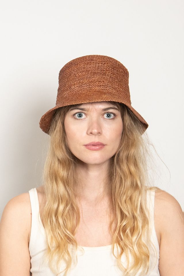 Wyeth Aden Raffia Bucket Hat #4