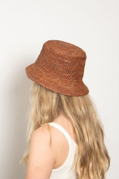 Wyeth Aden Raffia Bucket Hat