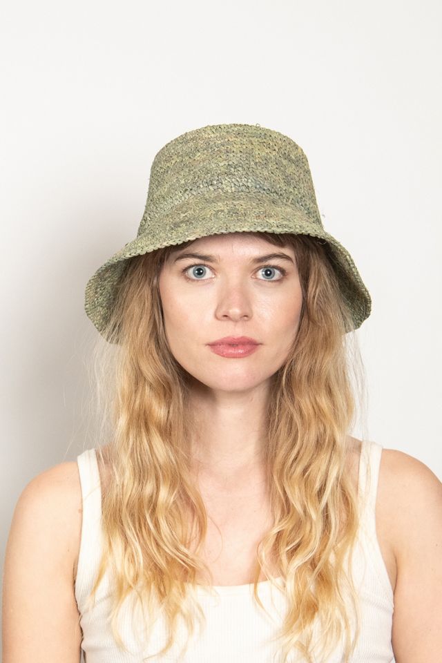 Wyeth Lolo Raffia Straw Bucket Hat #4