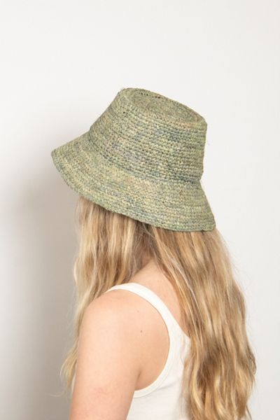Wyeth Lolo Raffia Straw Bucket Hat