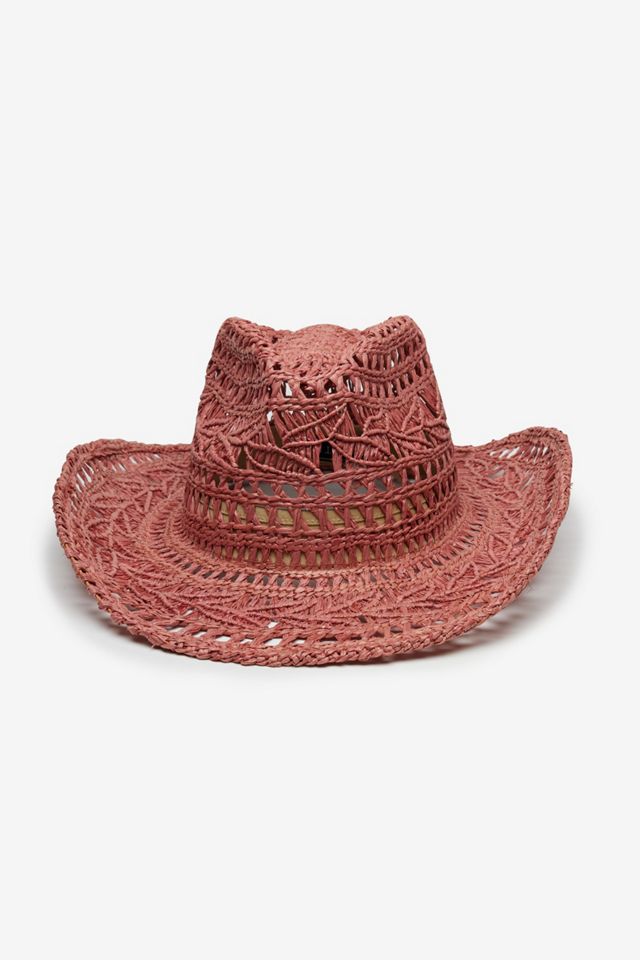 Wyeth Rocky Raffia Straw Cowboy Hat #2