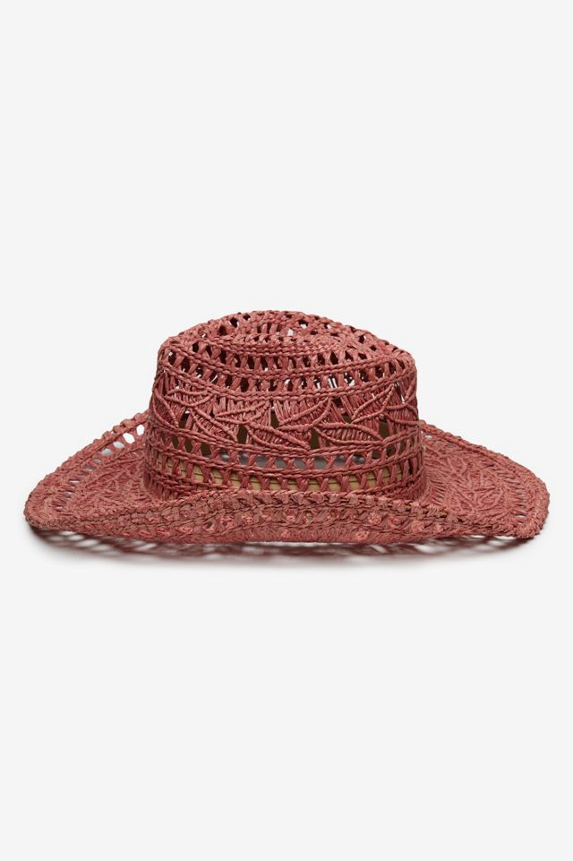 Wyeth Rocky Raffia Straw Cowboy Hat #3