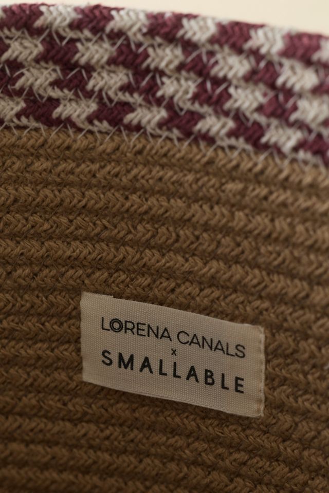 Lorena Canals X Smallable Nell Braided Cotton Storage Basket #3