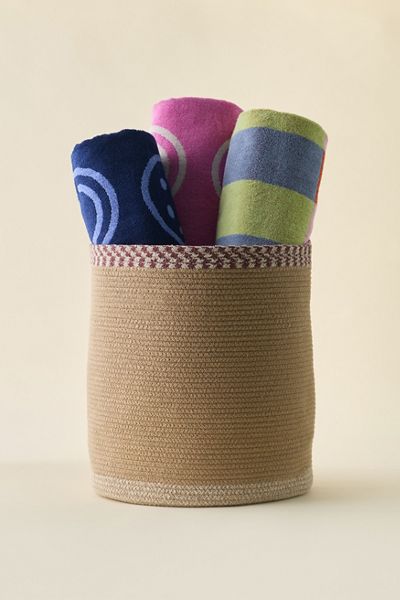 Lorena Canals X Smallable Nell Braided Cotton Storage Basket