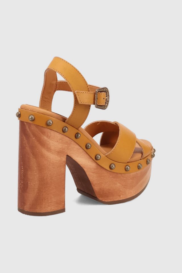 Dingo Lotus Wooden Platform Sandal #3
