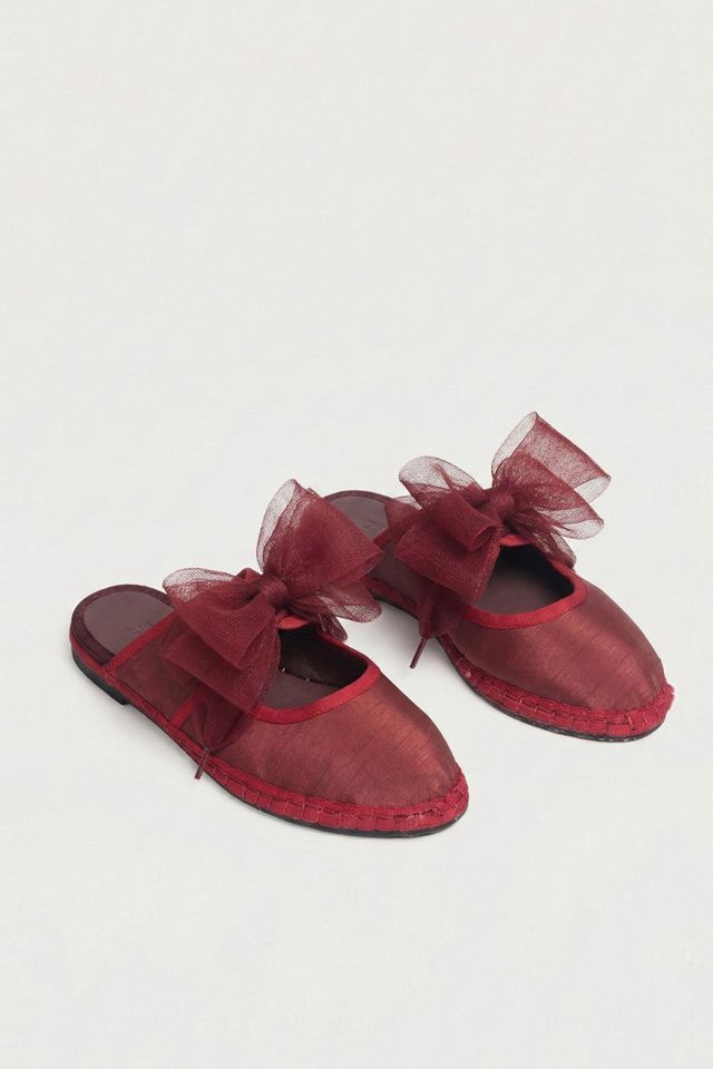 Flabelus Women's Mesh Bow Cinna Mary Janes #1