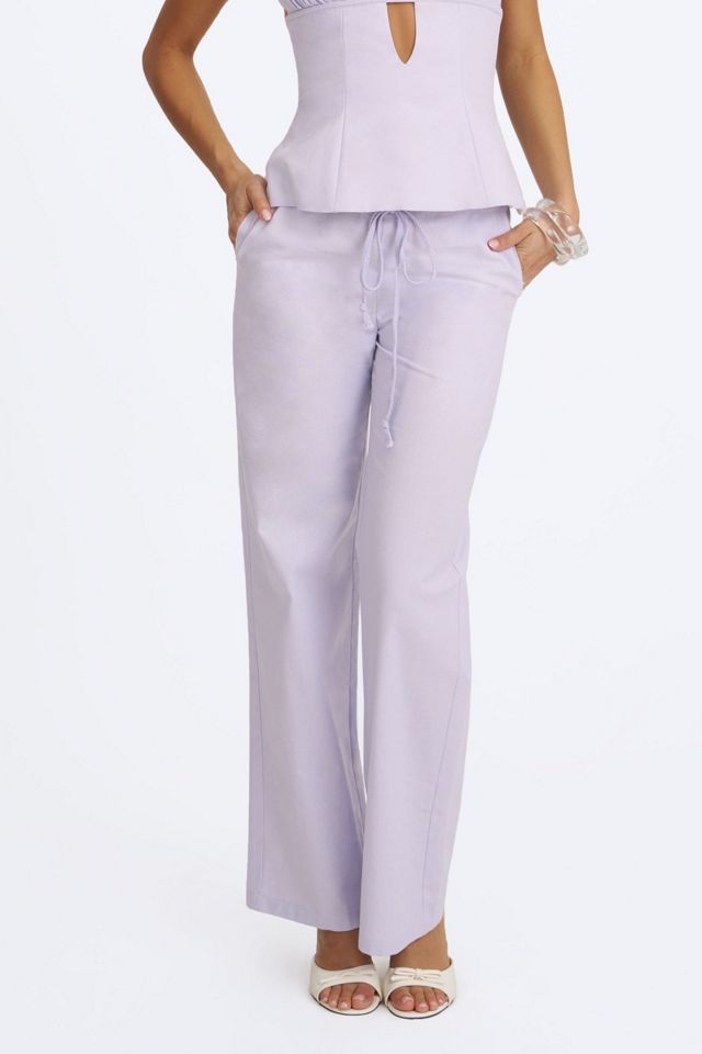 Miss Circle Laureen Linen Straight Pants #2