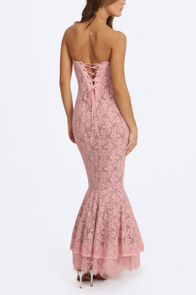 Miss Circle Rosalyn Lace Sweetheart Maxi Mermaid Dress #4