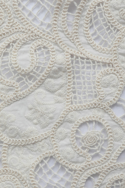 Miss Circle Janie Cotton Lace Triangle Head Scarf