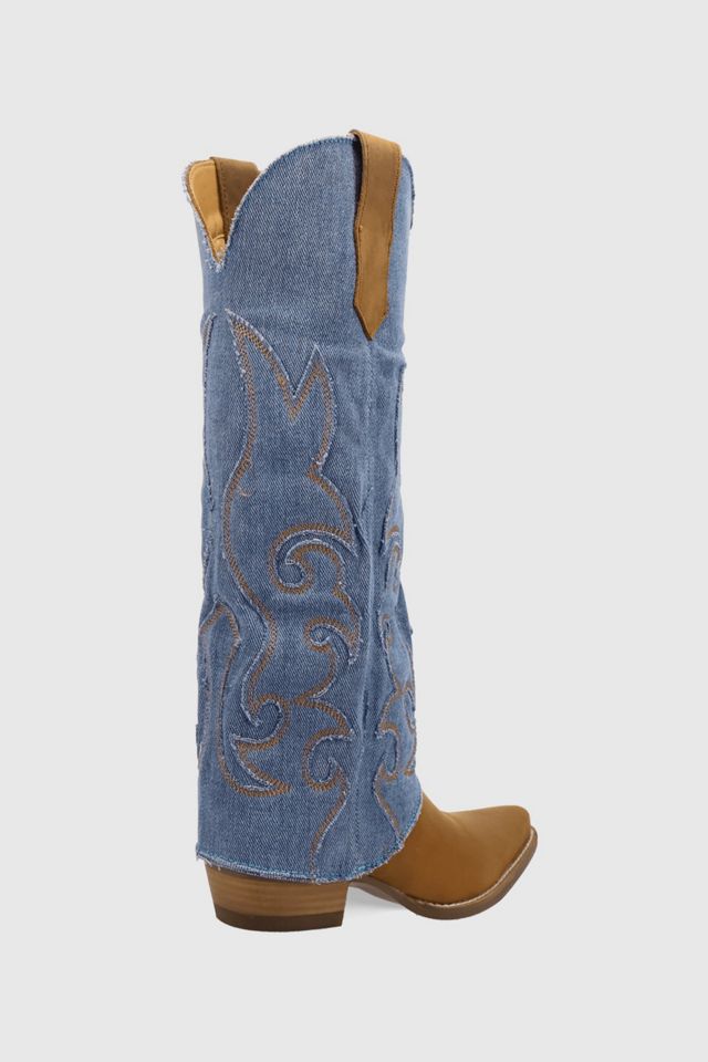 Dingo Blue Jean Baby Leather Cowboy Boot #3