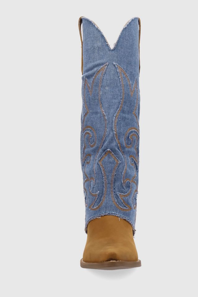 Dingo Blue Jean Baby Leather Cowboy Boot #4
