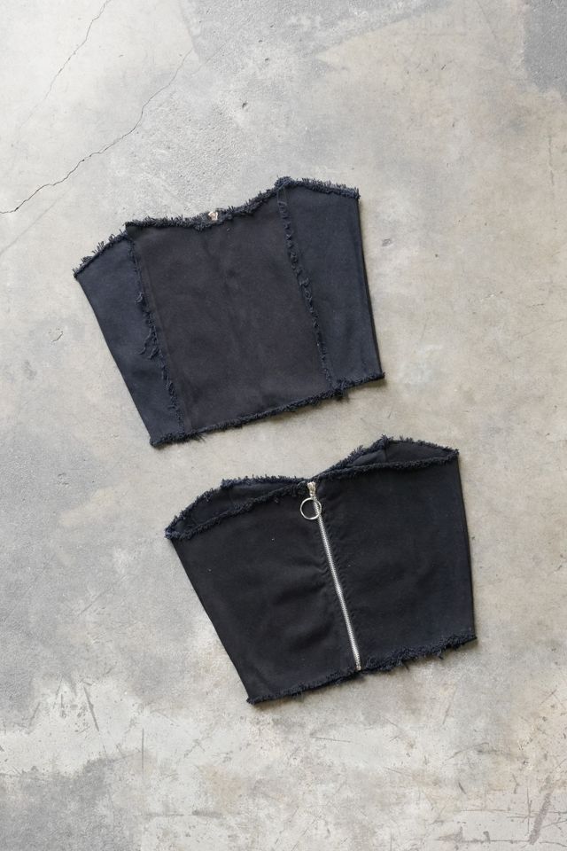 Vintage Reworked Denim Bustier #2