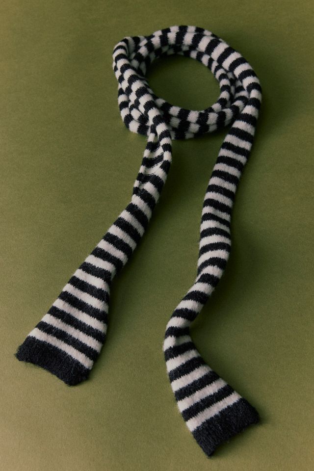 Rachel Stripe Pattern Skinny Scarf #2