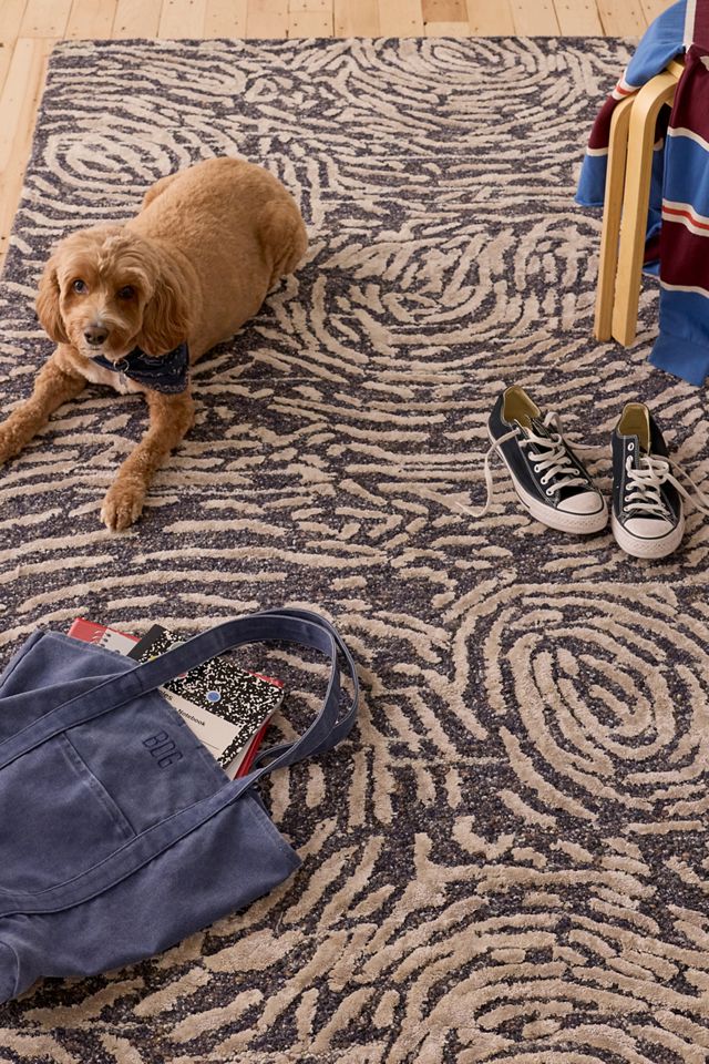 Atlas Swirl Hand-Tufted Rug #1