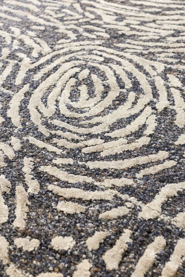Atlas Swirl Hand-Tufted Rug #2