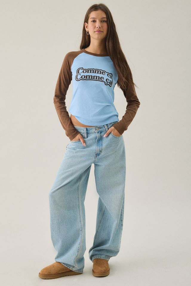 Comme Ci Comme Ça Graphic Raglan Long Sleeve Tee #2