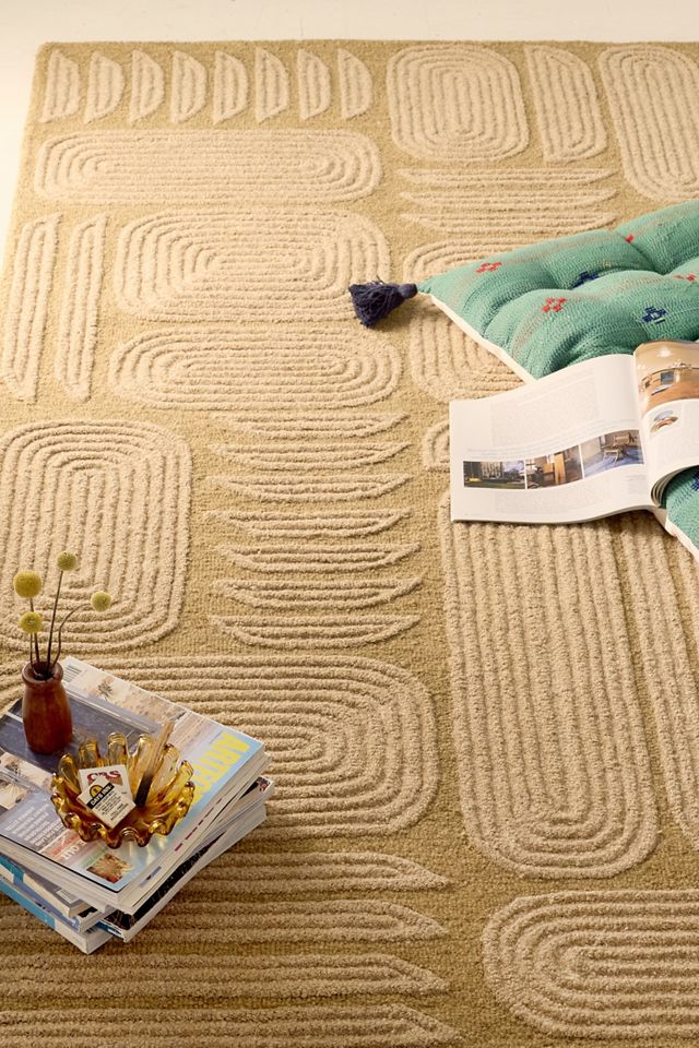 Torin Abstract Hand-Tufted Wool Rug #1