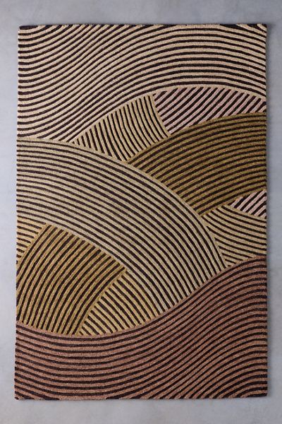 Knox Waves Hand-Tufted Wool Rug
