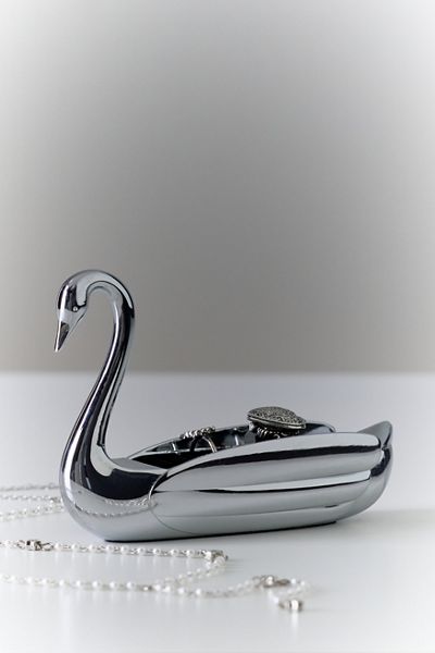 Swan Shaped Metal Ring Holder