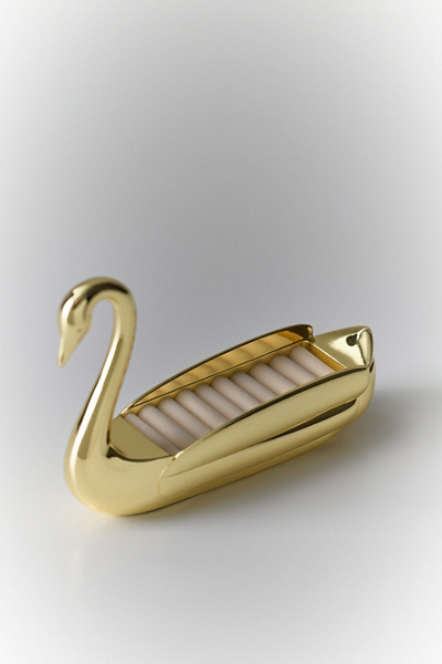 Swan Shaped Metal Ring Holder