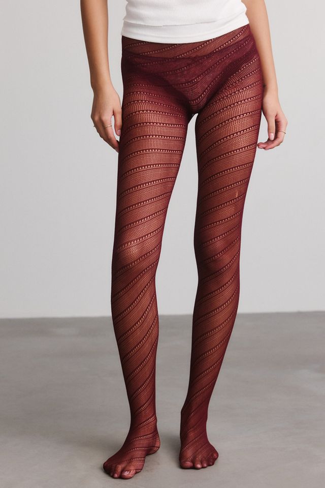 Collants semi-transparents à motifs Bianca #1