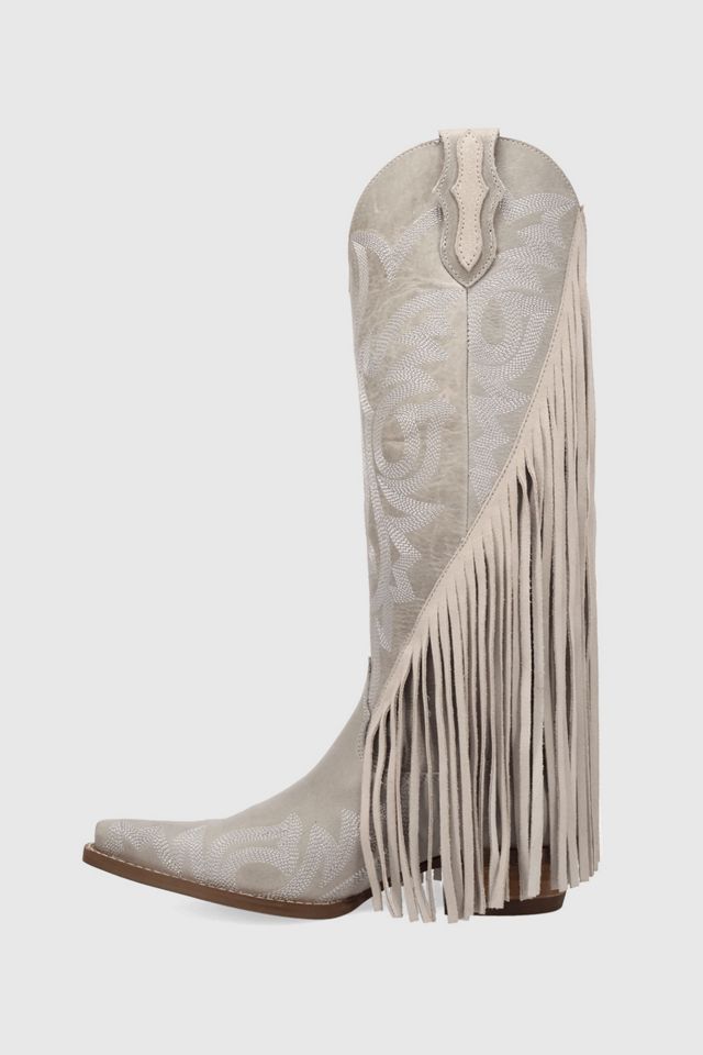 Dingo Walk West Leather Fringe Cowboy Boot #2