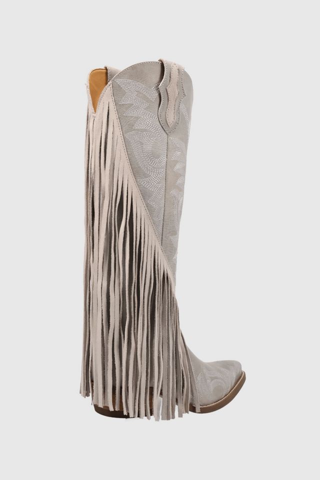 Dingo Walk West Leather Fringe Cowboy Boot #3