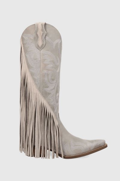 Dingo Walk West Leather Fringe Cowboy Boot